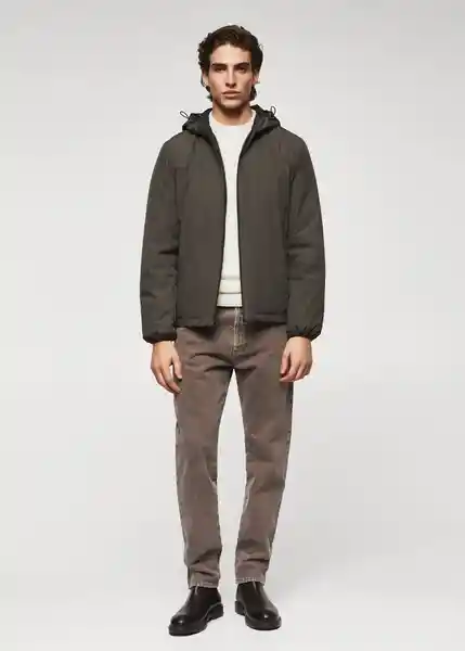 Chaqueta Nada Gris Medio Vigoré Talla L Hombre Mango