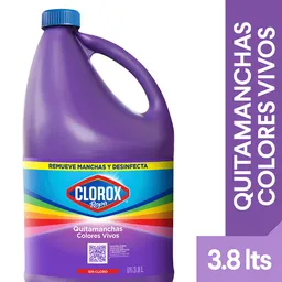 Quitamanchas Clorox Colores Vivos 3.8 lt