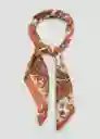 Pañuelo Juno Naranja Talla 99 Mujer Mango