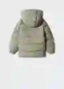 Abrigo Anorak America5 Verde Talla 07 Niños Mango