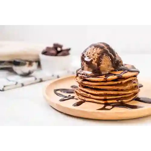 Pancake de Nutella con Helado