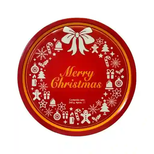 Merry Christmas Galleta Cremica Mantequilla Navidad