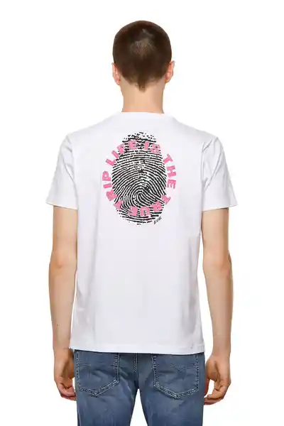 Diesel Camiseta T-Diegos-B7 Blanco Talla M