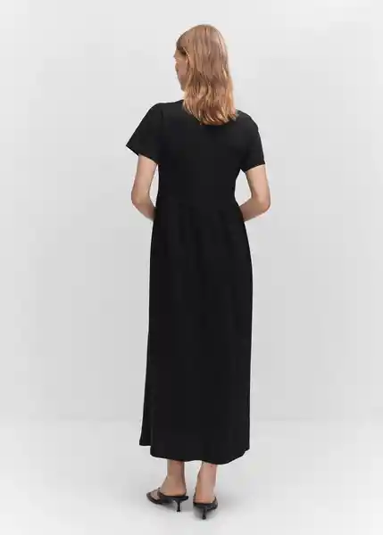 Vestido Gisal Negro Talla S Mujer Mango