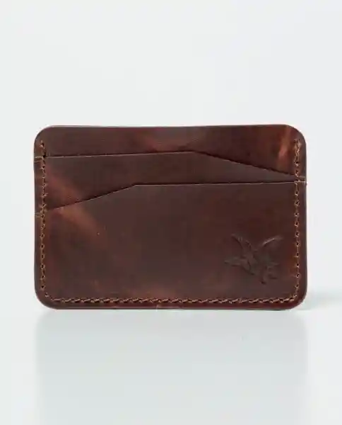Tarjetero H Leather Goods Café Castaño Oscuro Chevignon