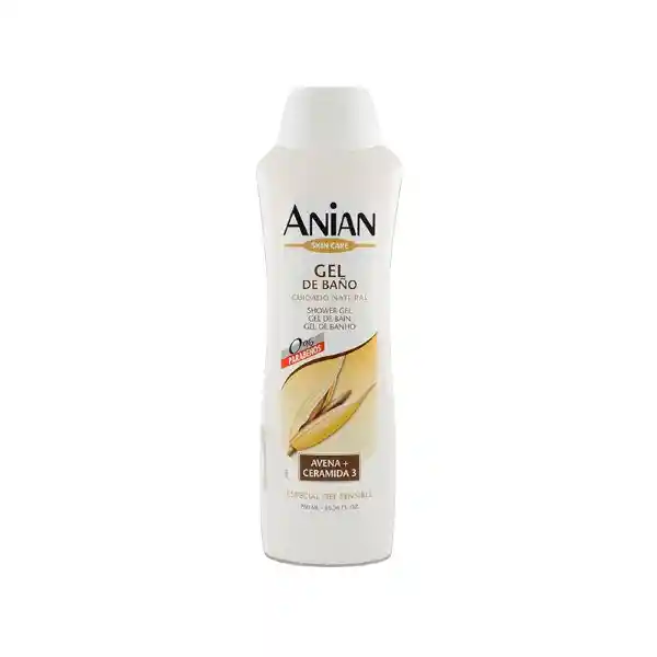 Anian Gel de Baño Avena + Ceramida Frasco