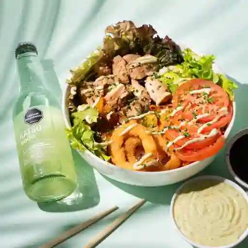 Combo Bowl Ensalada Pollo Teriyaki