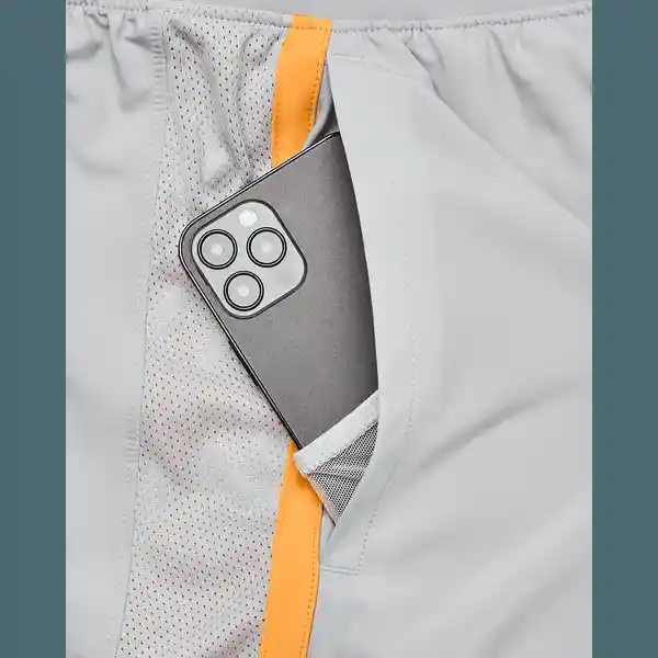 Under Armour Short Launch 5 2-in-1 Para Hombre Gris Talla MD