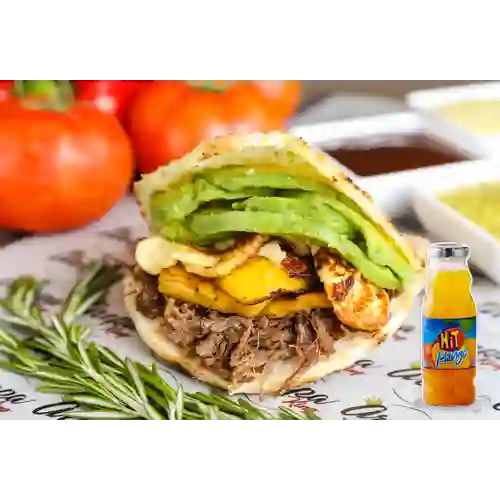 Combo Arepa Dulcinea + Hit Mango 237 ml