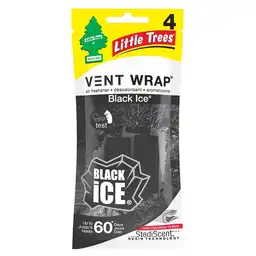 Little Trees Ambientador Vent Wrap Black Ice