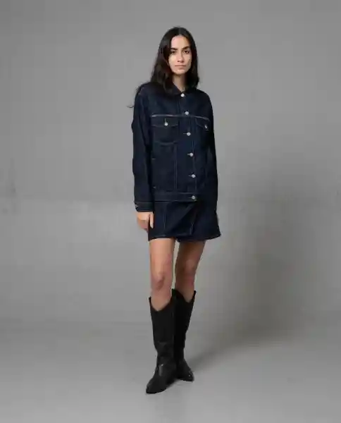 Falda Mujer Azul 6 242G001_AZU193939 Rifle