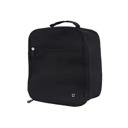 Lonchera Con Bolsillo en Frente Negro Miniso