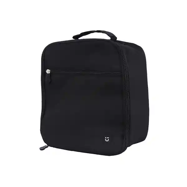 Lonchera Con Bolsillo en Frente Negro Miniso