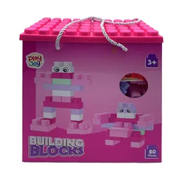 Play And Joy Set de Bloque Building Blocks Rosado