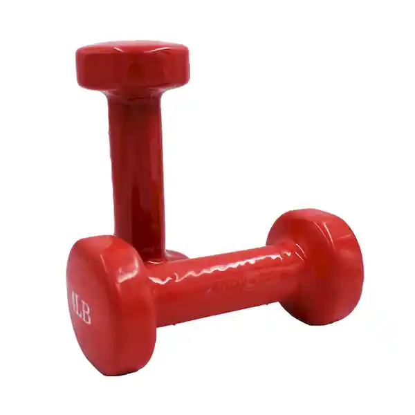 Sportfitness Mancuerna de 4 Lb Encauchetada