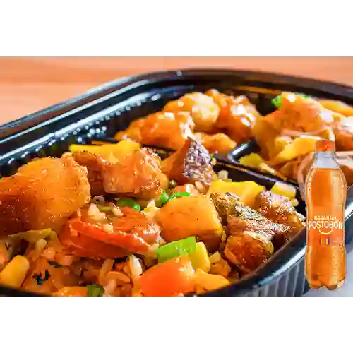 Combo Arroz Grande + Naranja Postobón 400 ml