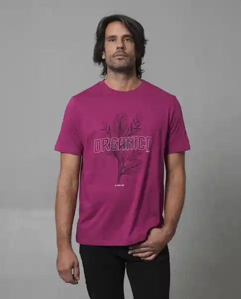 Camiseta Hombre Morado Talla XL 109G002_MOR182527 Rifle