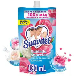 Suavizante Suavitel Cuidado Superior Fresca Primavera 180 ml