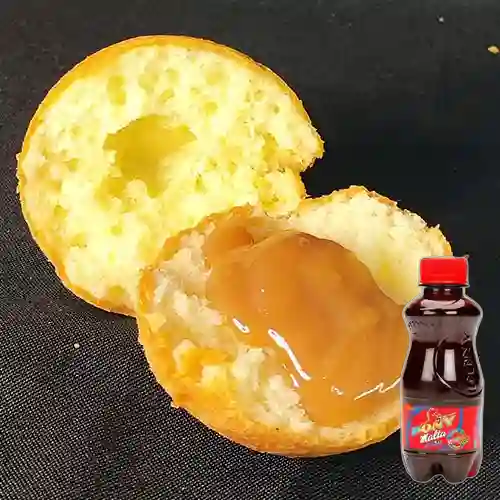 Combo Buñuelo Arequipe Med + Pony Malta 250 ml