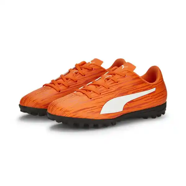 Puma Zapatos Naranja Para Niño Rapido III Talla 2