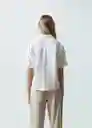 Camisa Mujer Crudo Marfil Claro M 011G368 Naf Naf