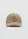 Gorra Lana Camel Talla 99 Hombre Mango