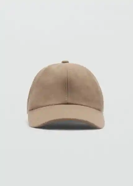 Gorra Lana Camel Talla 99 Hombre Mango