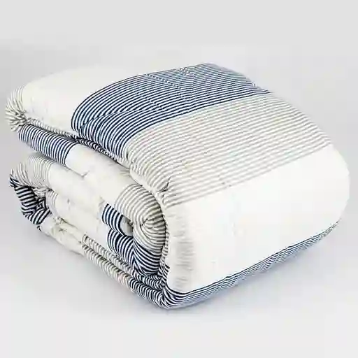 Expressions Comforter Doble Ovejero Stripes Azul/Gris