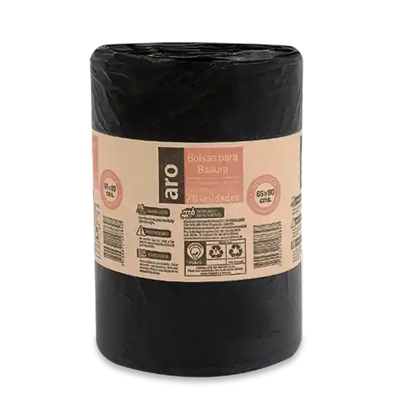 Aro Bolsa de Basura Residencia Negra 65 x 80 cm