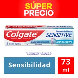 Colgate Crema Dental Sensitive Blanqueadora 73 mL