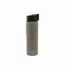 Termo Doble Pared Con Pitillo Gris Ambiente Gourmet