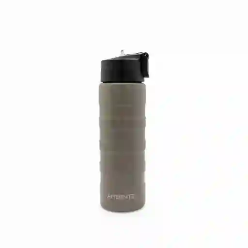 Termo Doble Pared Con Pitillo Gris Ambiente Gourmet