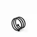 Servilletero Espiral Negro Ambiente Gourmet