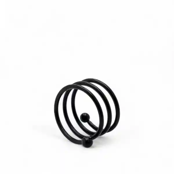 Servilletero Espiral Negro Ambiente Gourmet