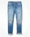 Jean Super Skinny Azul Talla 10 Regular Mujer American Eagle