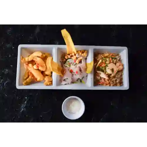 Trio con Ceviche de Pescado