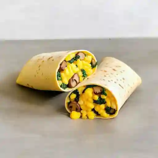 Huevo, Espinaca, Champinon Y Queso