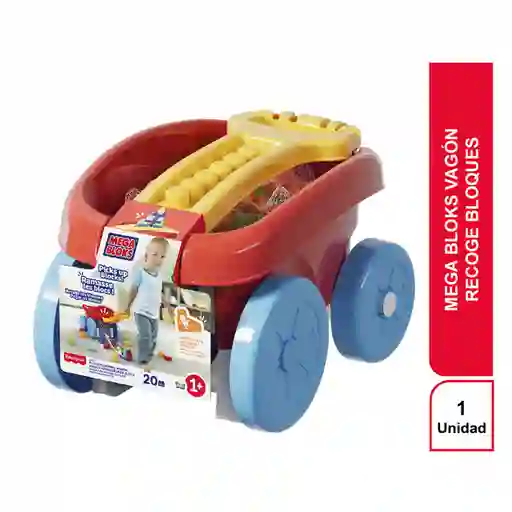 Mega Bloks Juguete Vagón Recoge Bloques