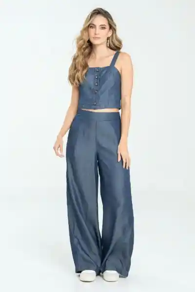 Top Tirantes Cantabria Color Azul Oscuro Talla XS Ragged