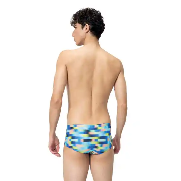 Pantaloneta de Baño Alov Digi Brief AM Talla 34 14 cm Speedo