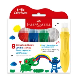 Témpera En Chisguete Faber Castell Little Creatives 6Un.