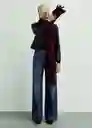 Jean Elise Tejano Oscuro Talla 40 Mujer Mango