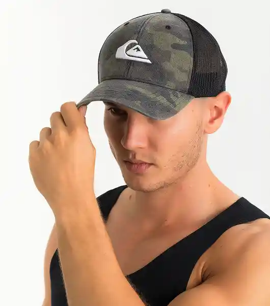 Quiksilver Gorra Verde Medio Talla Única 10