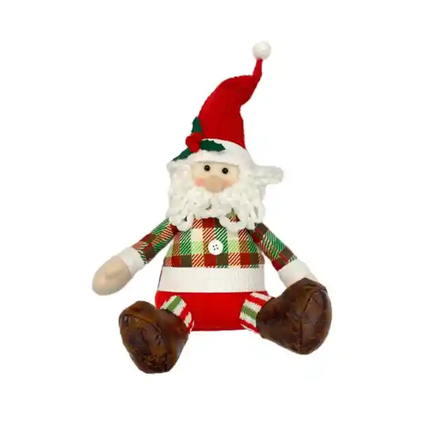 Muñeco Navidad Santa Sentado 22 x 28 cm ES2466F-067 Finlandek