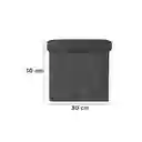 Organizador Tela Para Almacenamiento Plegable Gris Miniso