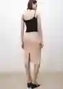 Top Mara Negro Talla M Mujer Mango