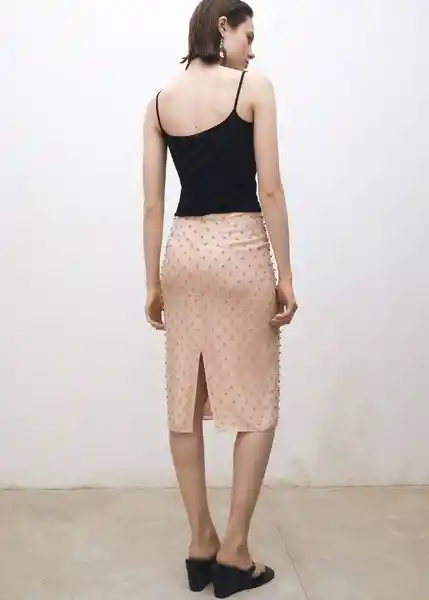 Top Mara Negro Talla M Mujer Mango