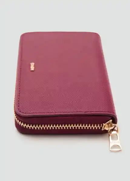 Billetera M Martes Burdeos Talla 99 Mujer Mango