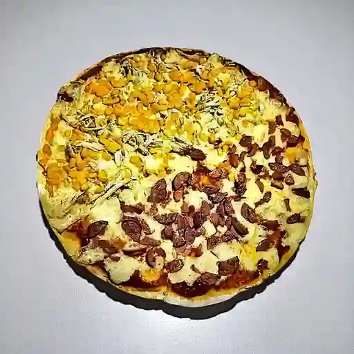 Pizza Pollo Maíz Personal