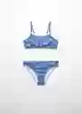 Bikini Texaskg Azul Talla 11 Niña Mango